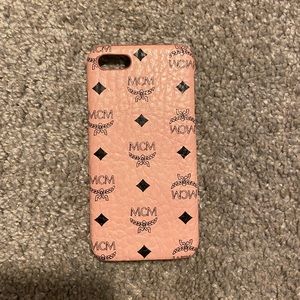 pink mcm phone case